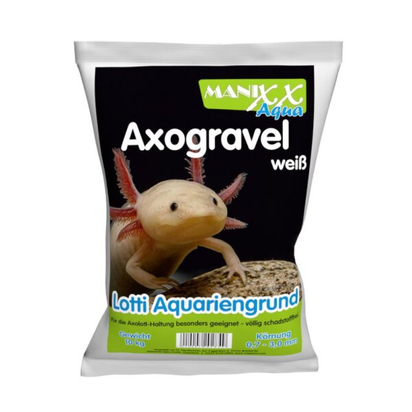 MANIXX Axogravel 0,7-3mm, 10kg - weiß