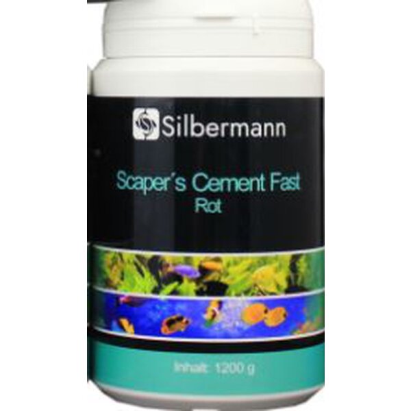 Silbermann Scapers Cement Fast - Rot