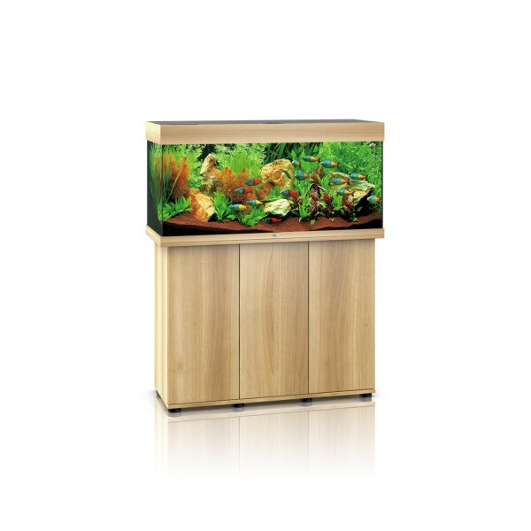 JUWEL Rio 180 LED helles Holz Aquarium