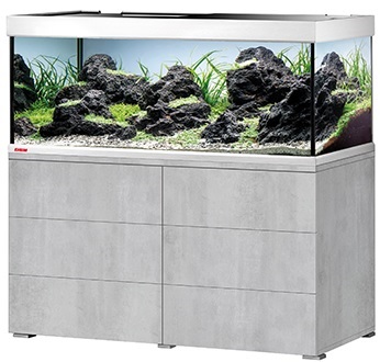 EHEIM incpiria 230 Aquarium-Set mit Unterschrank, graphit ab